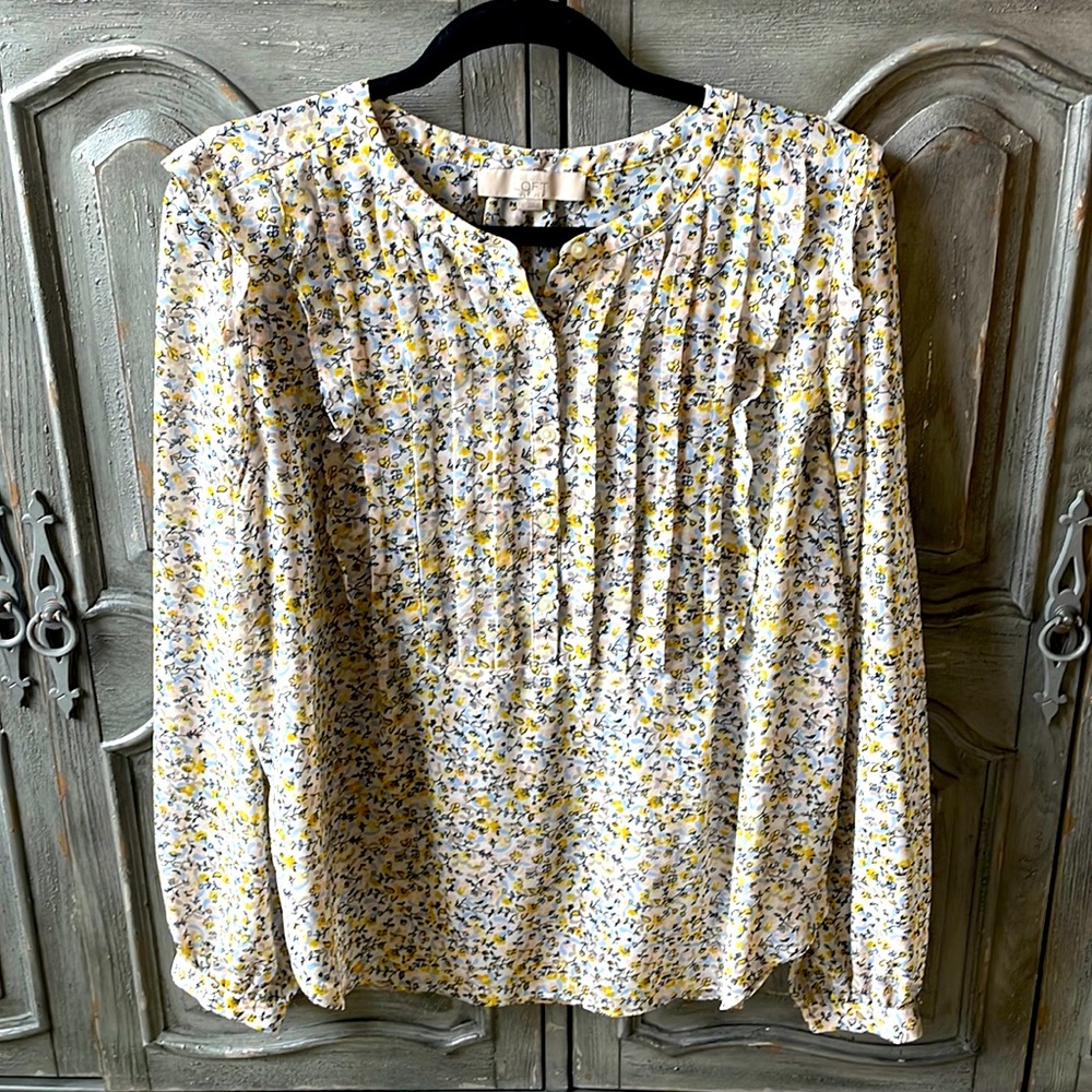 LOFT Long Sleeve Blouse
